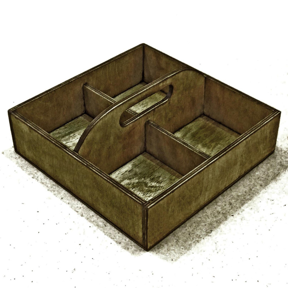 Менажница деревянная 