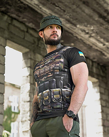 Тактична потовідвідна футболка oblivion ARMOR ДЛ7159 Київ - фото 8