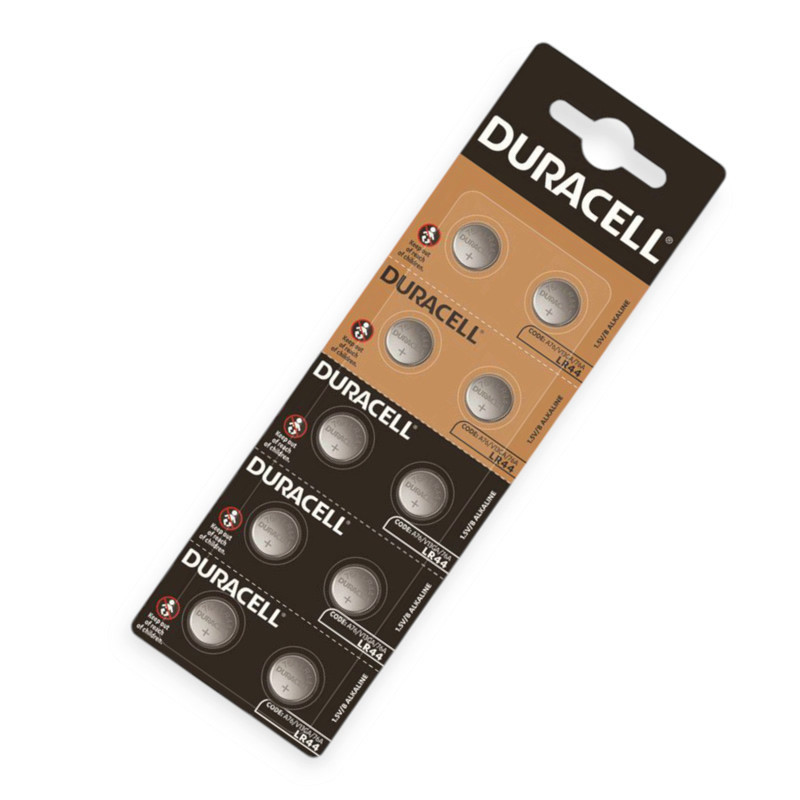Батарейка "таблетка" лужна 1.5V A76, LR44 Alkaline блістер Duracell (10 шт) Мукачево - фото 1