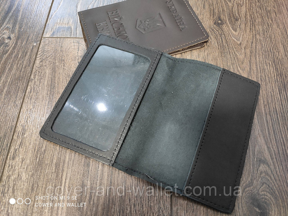 Кожаная обложка на военный билет Украина Киев - изображение 4