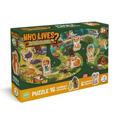 Пазл DoDo Хто живе в лісі? (300608) Вінниця
