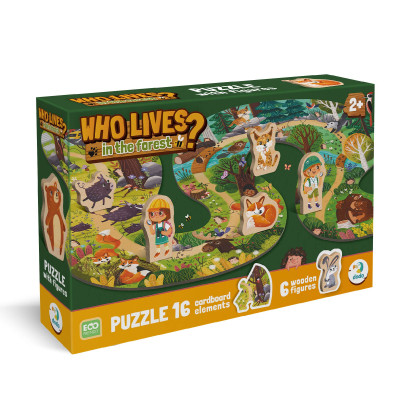 Пазл DoDo Хто живе в лісі? (300608) Вінниця - фото 1