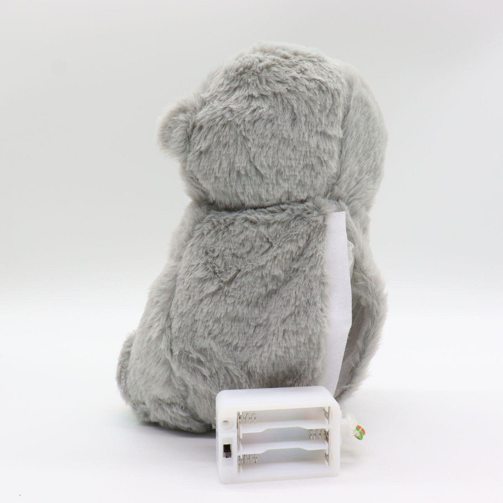 Мягкая игрушка-ночник Дышащая выдра 30см, от батареек / Игрушка выдра для сна / Ночник с белым шумом Киев - изображение 4