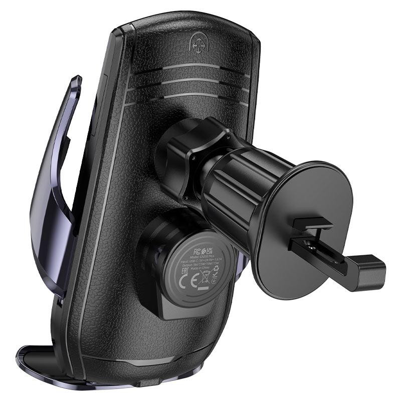 Автотримач для телефону з бездротовою зарядкою HOCO CA202 Plus Київ - фото 8