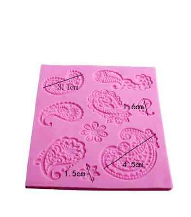 Молд кондитерский 103 на 82 мм розовый Киев