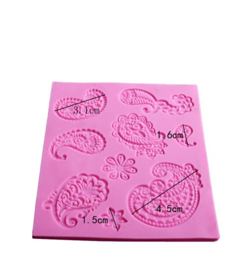 Молд кондитерский 103 на 82 мм розовый Киев - изображение 3