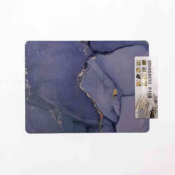 Jiamat Діатомітовий килимок на кухню для сушіння посуду 30×40 (см) Синій HP-42-26 Коломыя