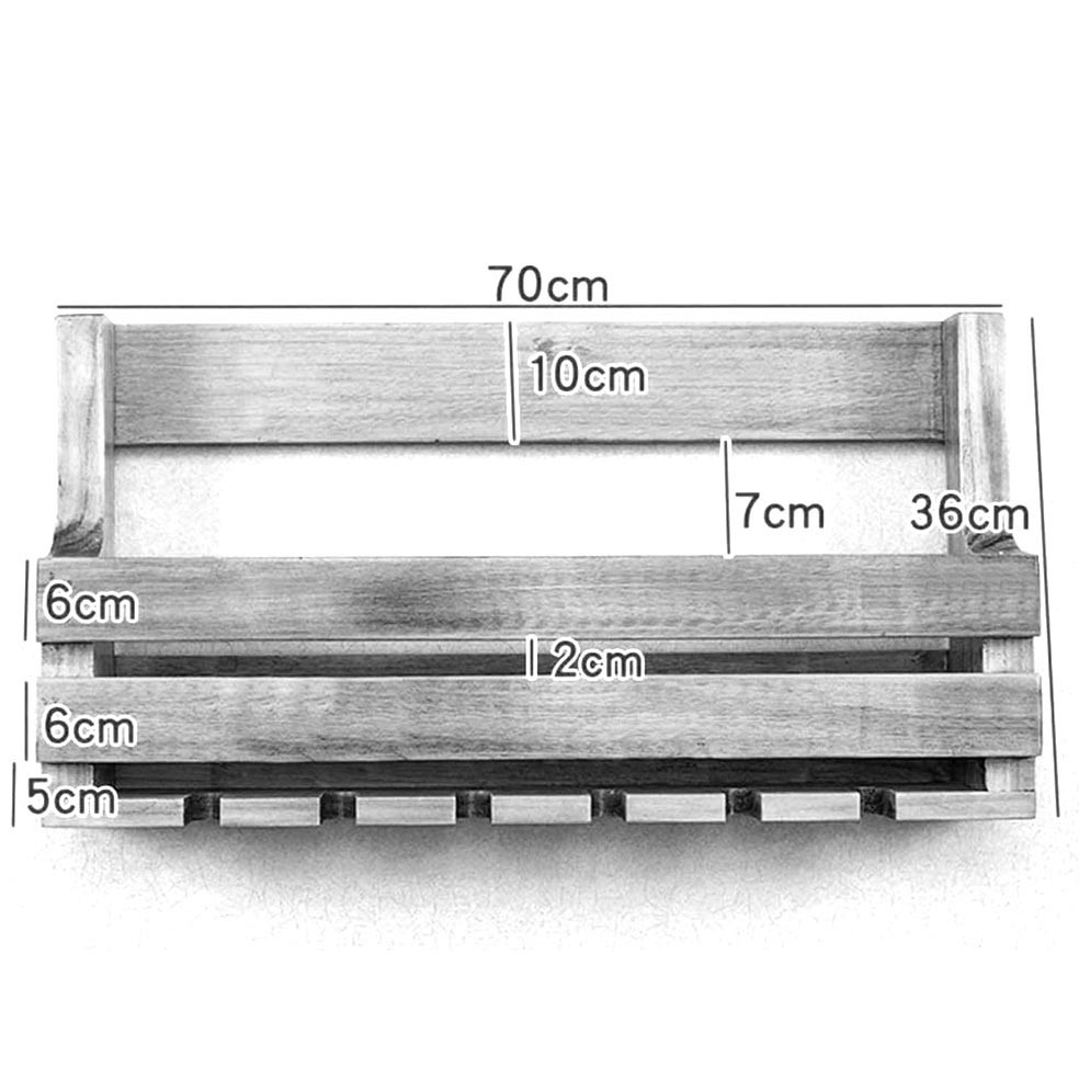 Настенная винная полка 