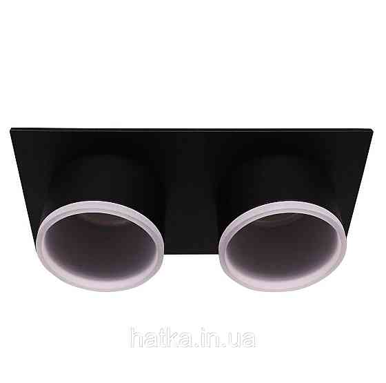 Светильник точечный Sirius PRD S 3626S-2 BK на 2 лампочки Киев