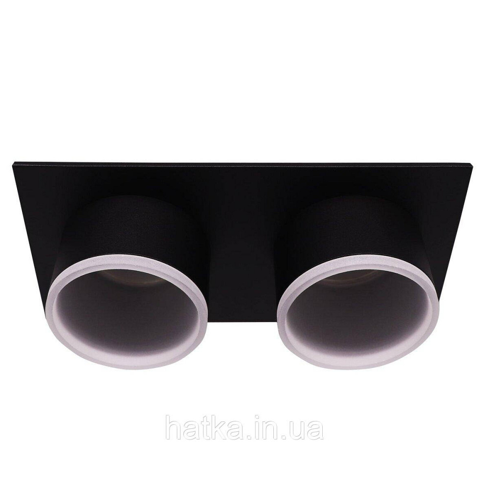 Светильник точечный Sirius PRD S 3626S-2 BK на 2 лампочки Киев - изображение 2
