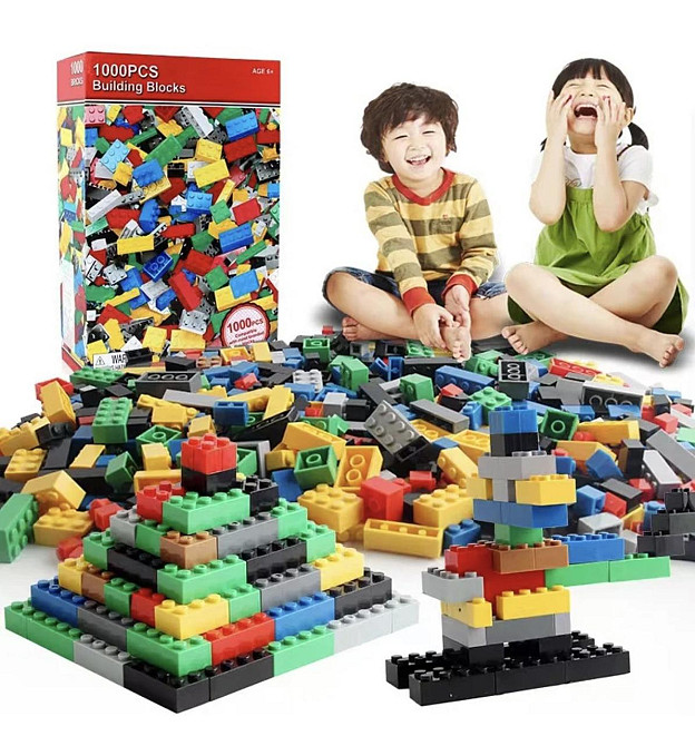 Конструктор для дітей 1000 кубиків дитячий конструктор Кам'янець-Подільський - фото 2