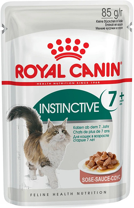 Royal Canin Instinctive 7+ Gravy (Роял Канін Інстинктив 7+ соус) вологий корм для кішок від 7 років 85 г х 12 шт. Запоріжжя - фото 1