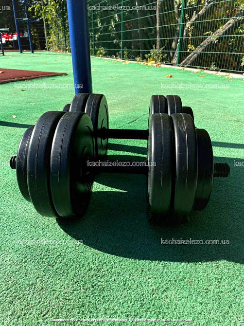 Гантелі набірні 2 по 13 кг з ABS покриттям Гантелі, гирі, штанги та диски бітумні Київ - фото 2