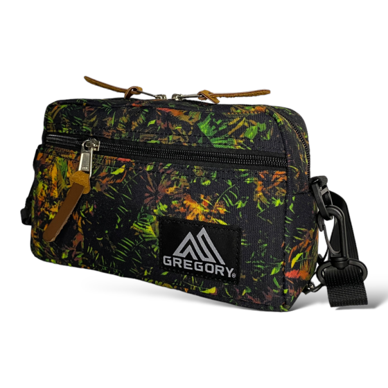 Сумка через плече Gregory padded shoulder pouch жовтогарячий квіти Запоріжжя