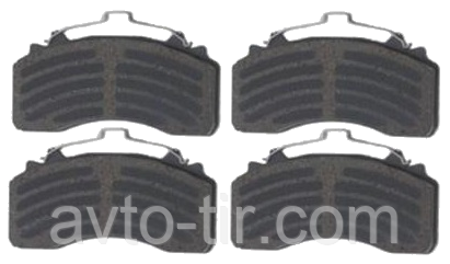 Колодка тормозная диск. (компл. на ось) ROR DX195 Луцк - изображение 1