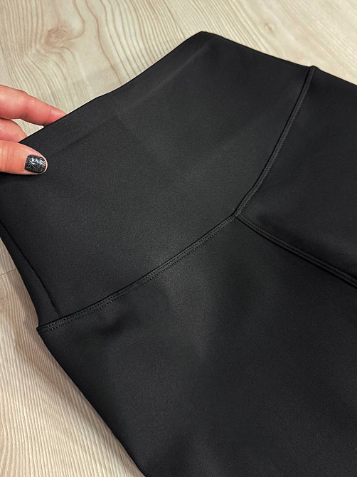 Лосины женские Black Cyclone 312 утепленные с утягивающим поясом и пуш-ап черные, черный, 2XL Киев - изображение 7