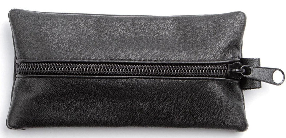 Містка ключниця з натуральної шкіри Shvigel 15203 Чорна Київ - фото 2