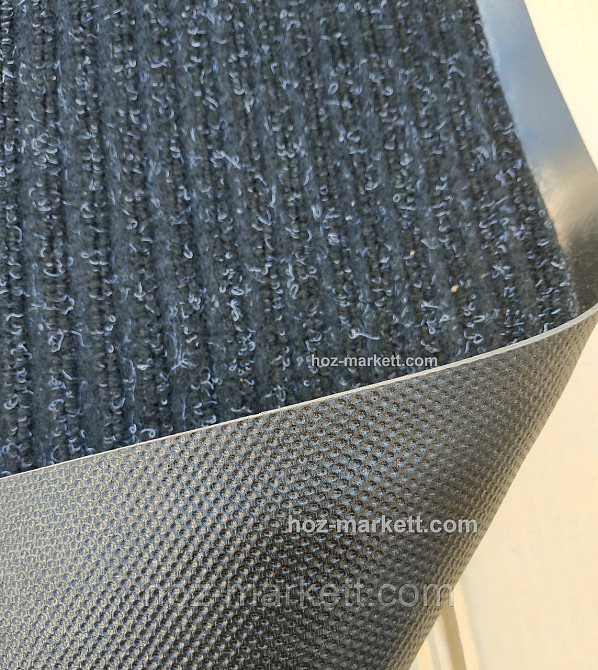 Коврик 40 х 60 см черный в прихожую влаговпитывающий килим Харьков - изображение 9