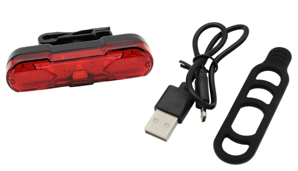 Велосипедний задній ліхтар мигалка акумуляторний PL-B20B, AQY-096 microUSB Дніпро - фото 2