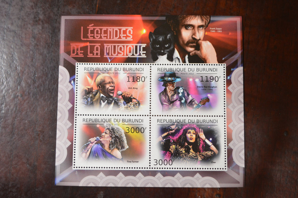 Бурунді. Марки. Блок. (А-39) Полтава - фото 1