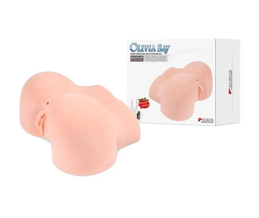 Мастурбатор Kokos OLIVIA SAY 2WayPlus с вибрацией и массажем Sex Aura Киев - изображение 4
