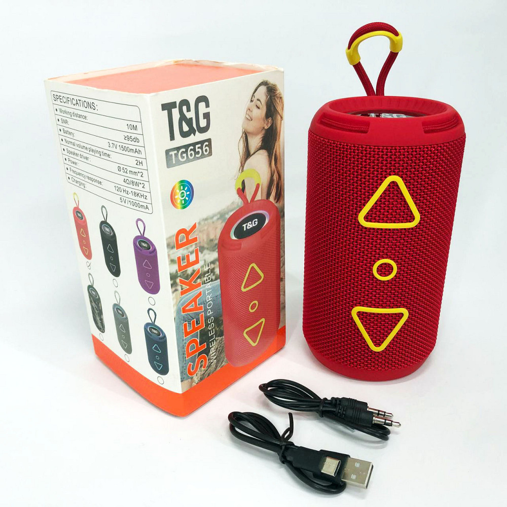 Колонка портативная с радио блютус TG656, Акустические колонки для дома, Безпроводная bluetooth колонка LX-40 Львов - изображение 15