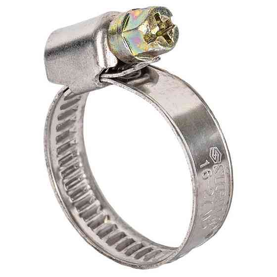 Хомут червячний 16-27 нержавійка Харків