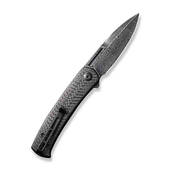 Ніж складаний туристичний Civivi Caetus Flipper, (8.8 см) Damascus / Carbon Fiber Київ
