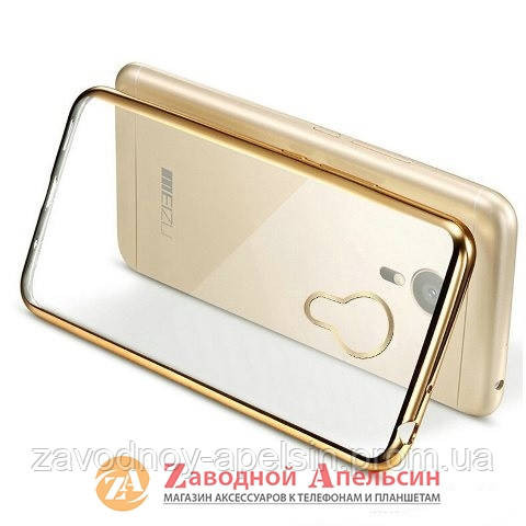 Meizu M3s M3 mini чехол Electroplating gold Одесса - изображение 1