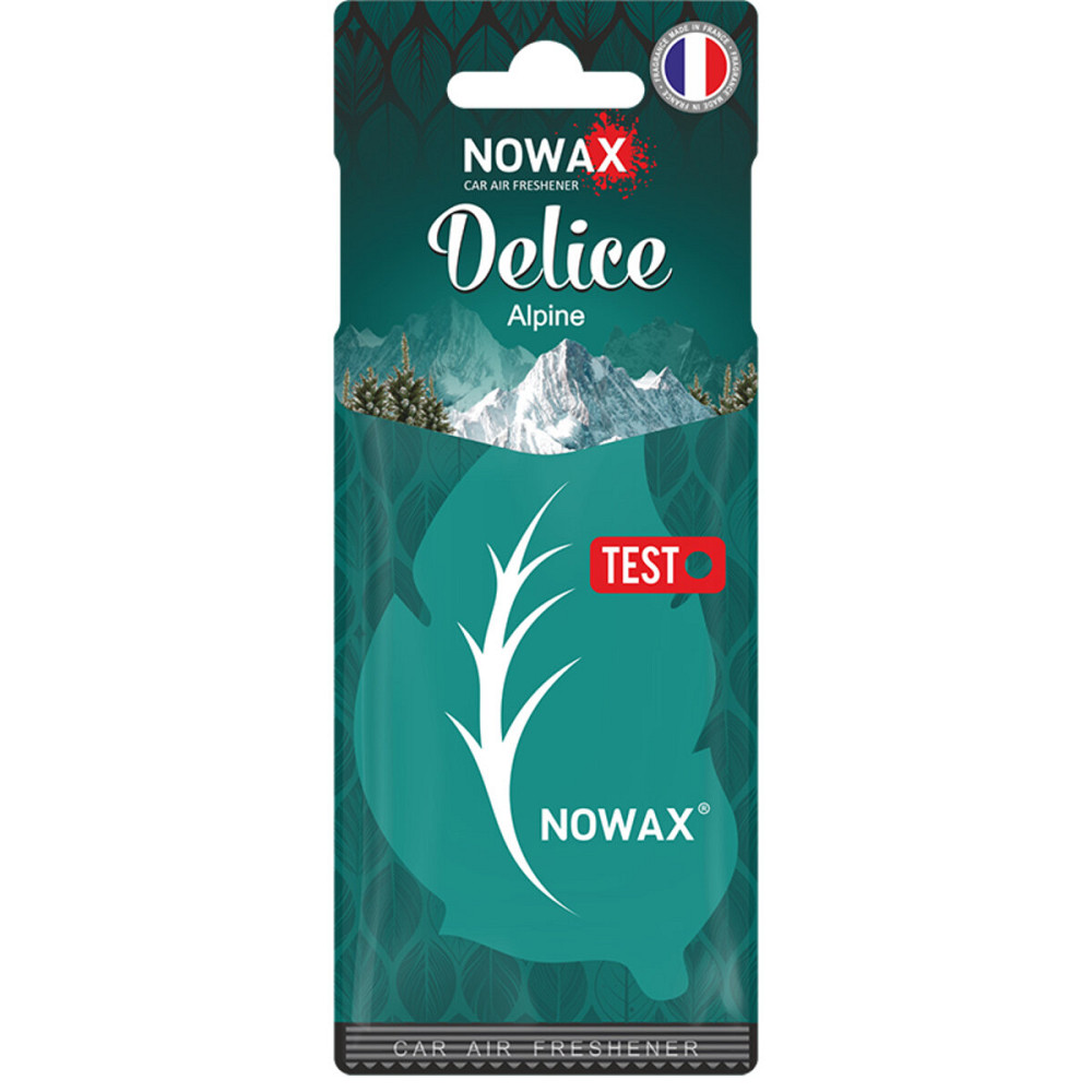 Ароматизатор повітря целюлозний Nowax серія Delice - Alpine Киев - изображение 1