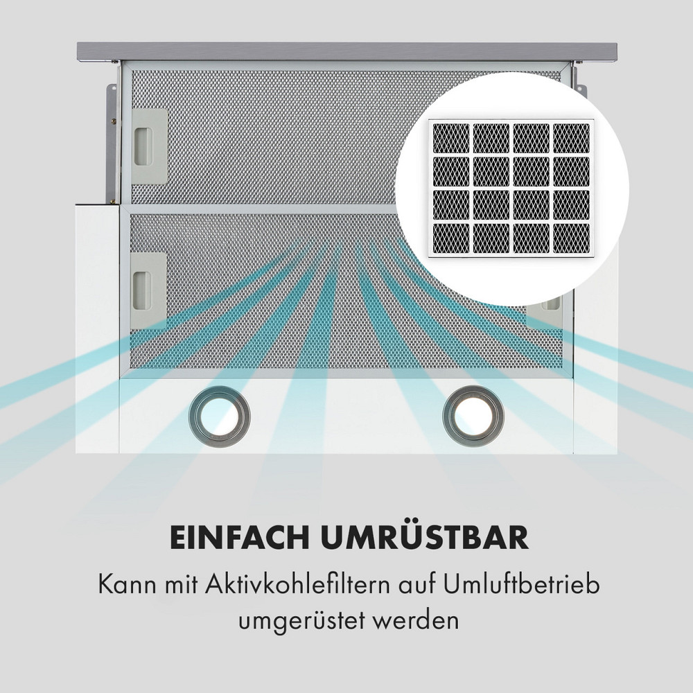 Вытяжка с плоским экраном Mariana 60 500 м³/ч вытяжки LED белый Белый (Германия, читать описание) Ровно - изображение 6