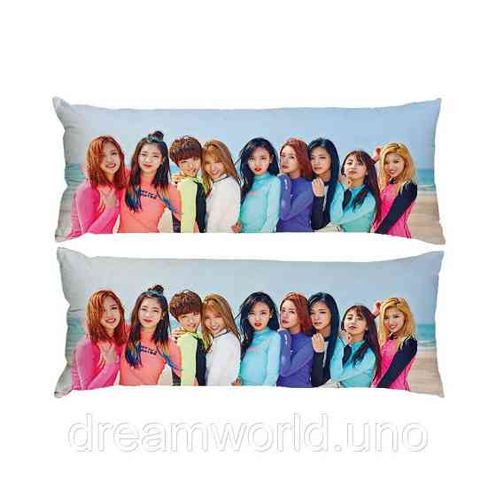 Подушка дакімакура Twice K-pop All декоративна подушка для обіймання 60х200 Харків