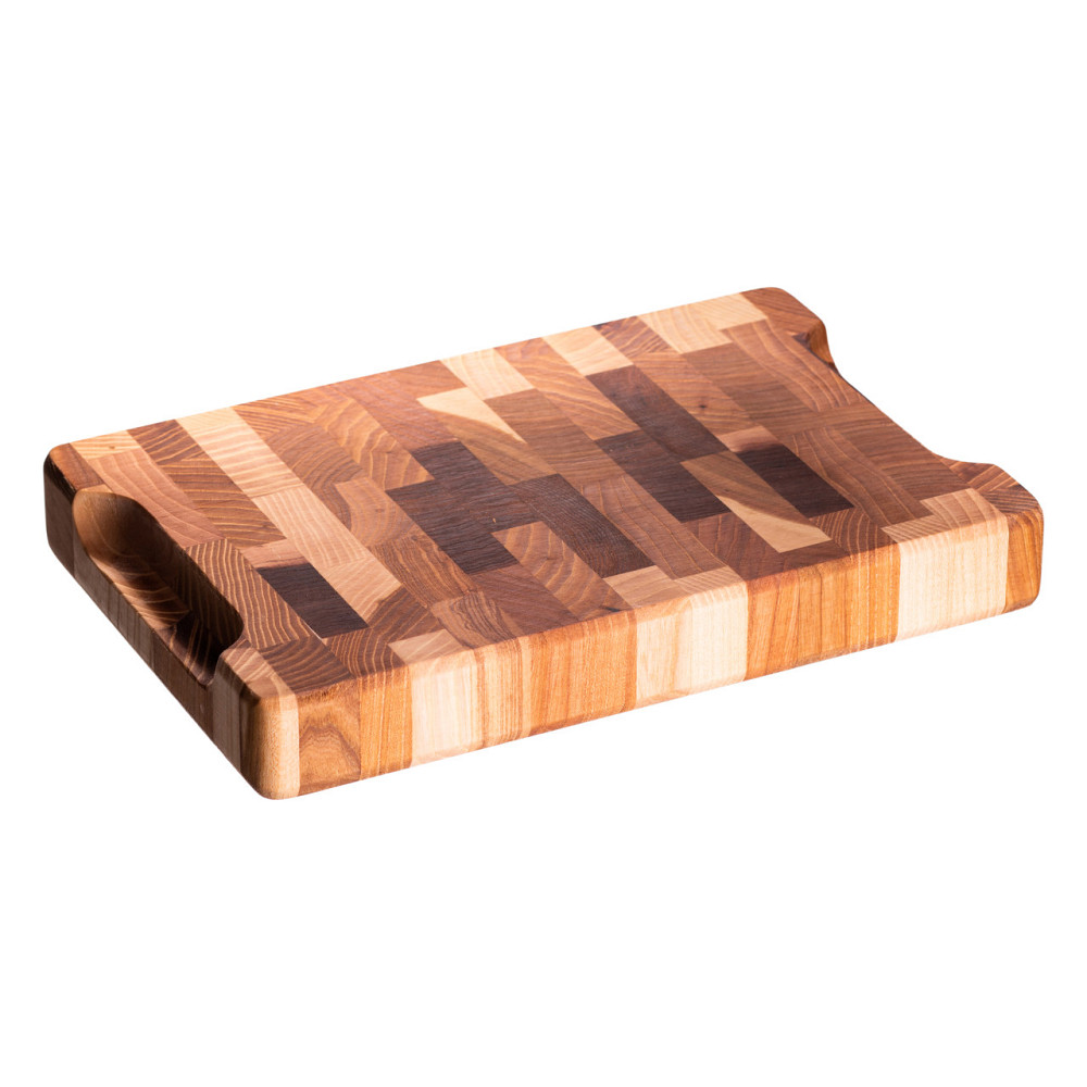 Lugi Обробна дошка з дуба 35×25 см Доміно, дерев’яна кухонна дошка для нарізання та сервіруванн Коломия - фото 4