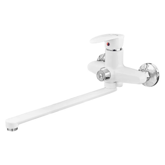 Змішувач для ванни Plamix Cezar-006 Euro White (без шланга, лійки та кронштейна) (PM0735) ( 21437 ) Харьков