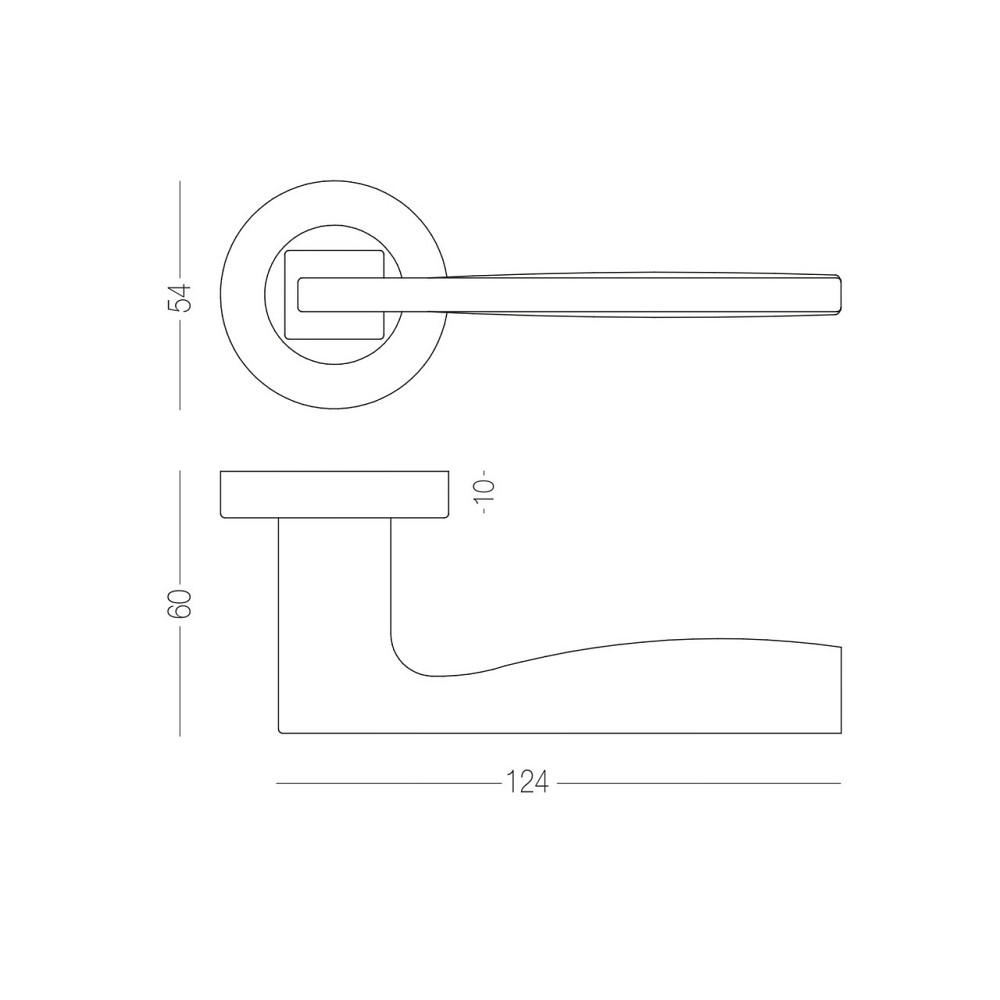 Ручка A-1220 SN/CP Матовий нікель/полірований хром Київ - фото 3