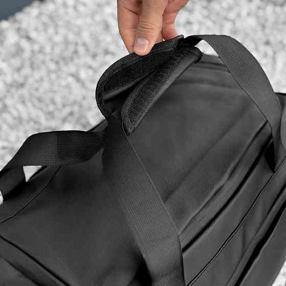 Чоловіча чорна дорожня сумка Pobedov Road Київ