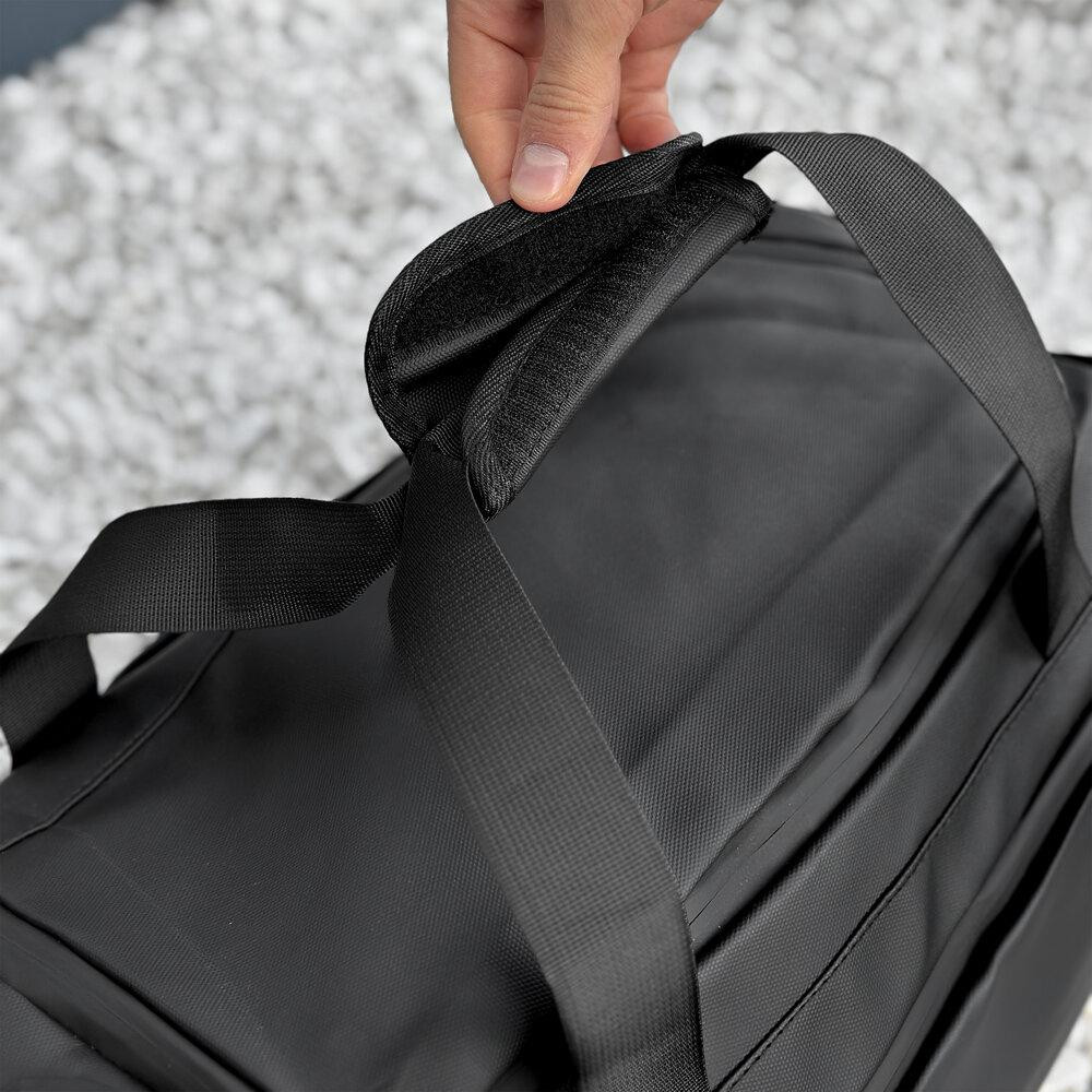 Мужская черная дорожная сумка Pobedov Road Киев - изображение 2