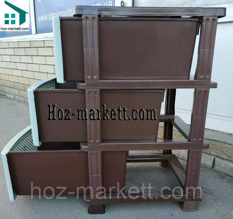 Комод пластиковый на 3 ящика Харьков - изображение 6