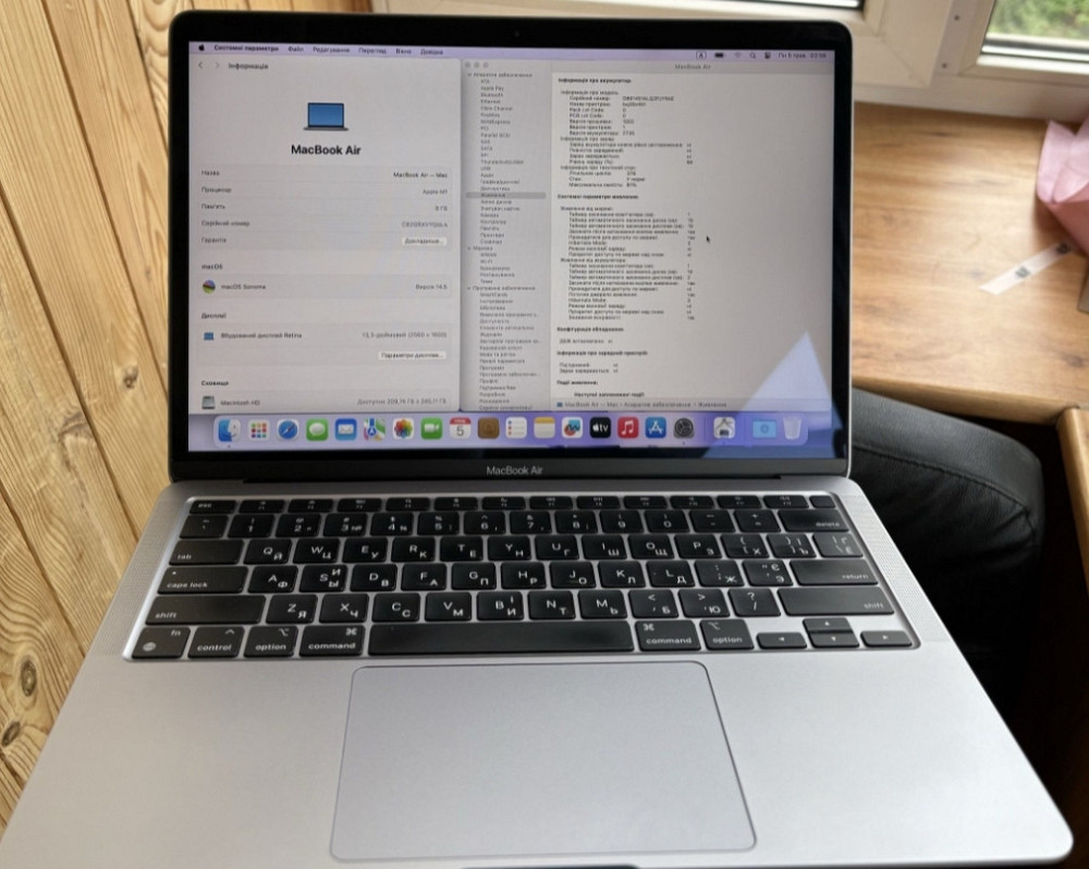 Ноутбук MacBook Air M1 8 256 Київ - фото 4