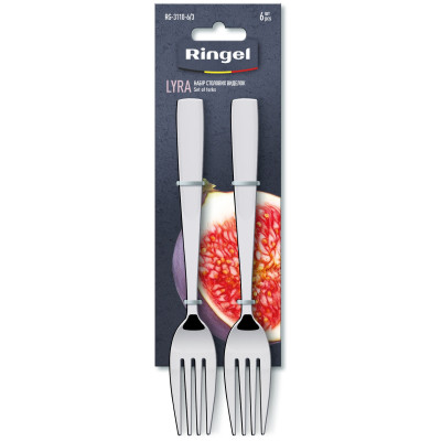 Столова виделка Ringel Lyra 6 шт (RG-3110-6/3) Вінниця - фото 1