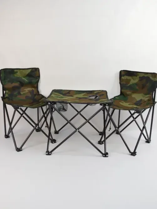 Набор для пикника стол и стулья 2шт в сумке / Туристический столик со стульями / Складной стол и стулья Коломия - фото 3