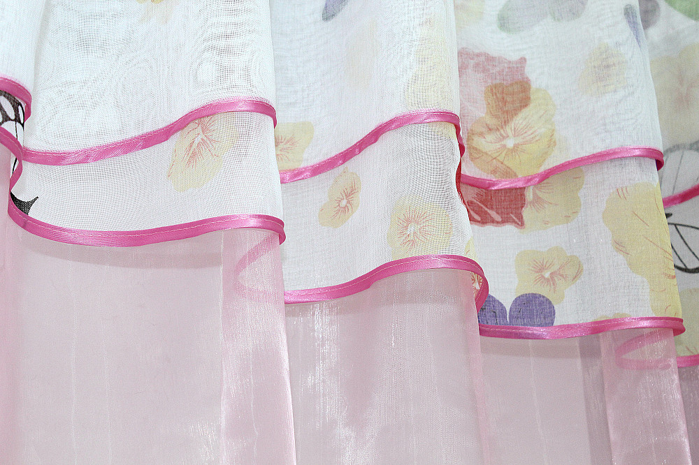 Кухонна занавіска (265х170см) на кухню, балкон колір рожевий 00к 59-493 Київ - фото 4