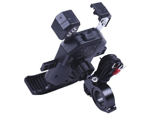 Держатель телефона M14-A1 черный, крепление на руль, с беспроводной зарядкой, Kewiq Мукачево - изображение 2