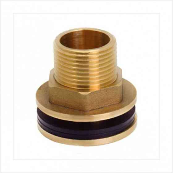 Врізка в бак 3/4", Україна, латунь Харків