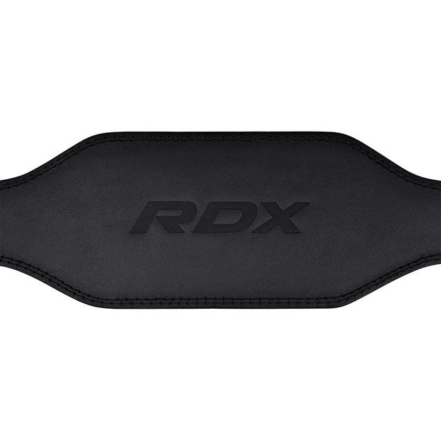 Пояс для важкої атлетики RDX 6 шкіряний Full Black S Каменское - изображение 4