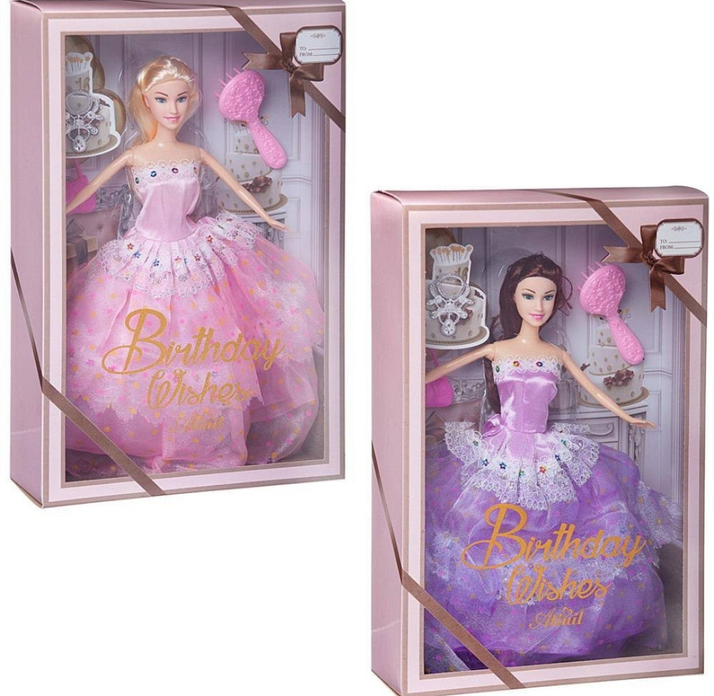 Лялька у коробці з сумочкою та розчіскою Київ - фото 3