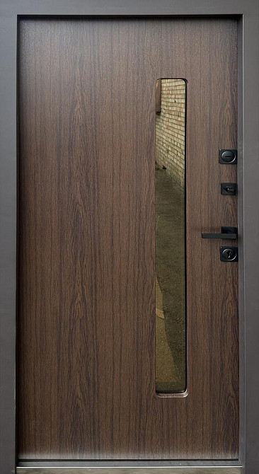 Двері вуличні серія СТРОНГ з ТЕРМОРОЗРИВОМ модель БРАУН 960 Київ - фото 2
