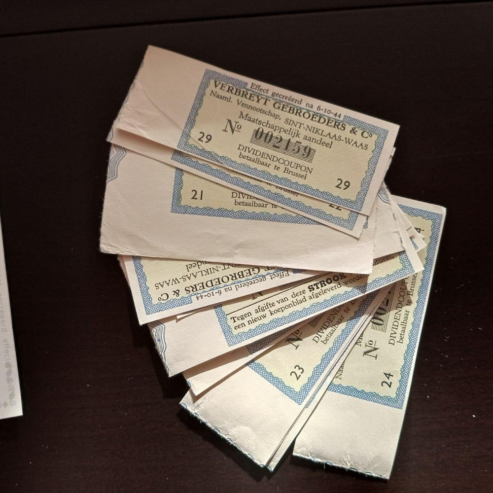 Купон облігації 1944 г Акції. (28) Полтава - фото 1