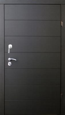 Форт-М Дверь уличная 3х контурная! Модель Трио-Горизонталь, цвет Венге темный горизонт Киев - изображение 1