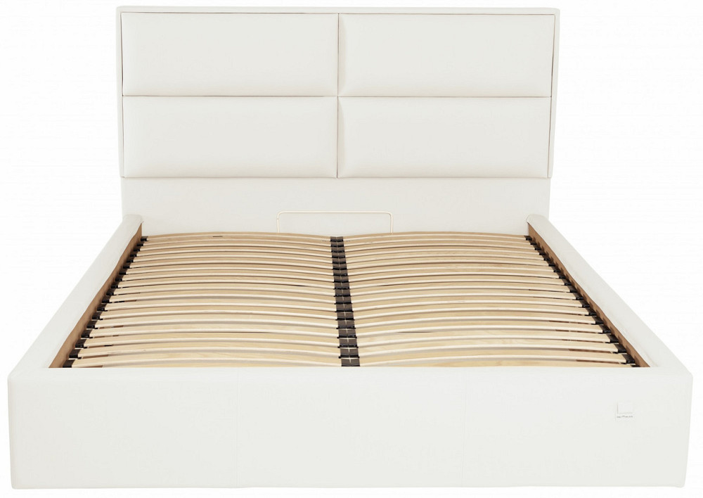 Кровать Sheffield Comfort 140 х 190 см Fly 2200 С подъемным механизмом и нишей для белья Белый Днепр - изображение 9